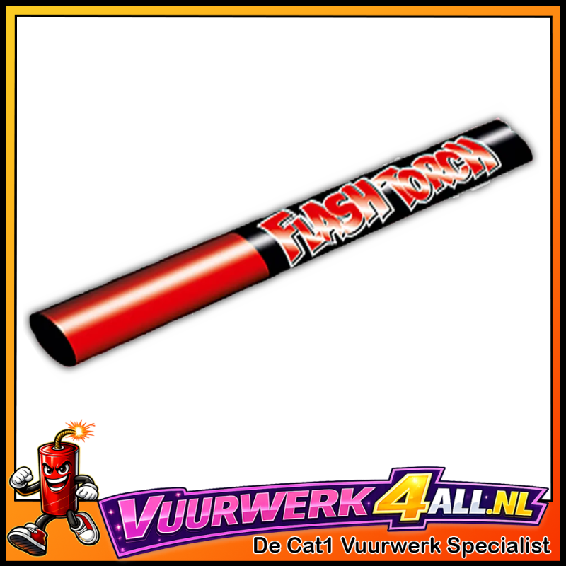 FLASH TORCH ROOD